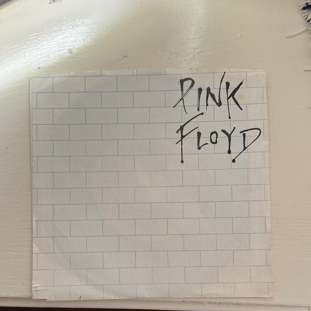 Pink Floyd White and Black Album Cover